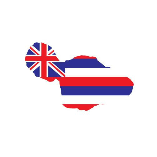 Flag Maui 6" Diecut Sticker