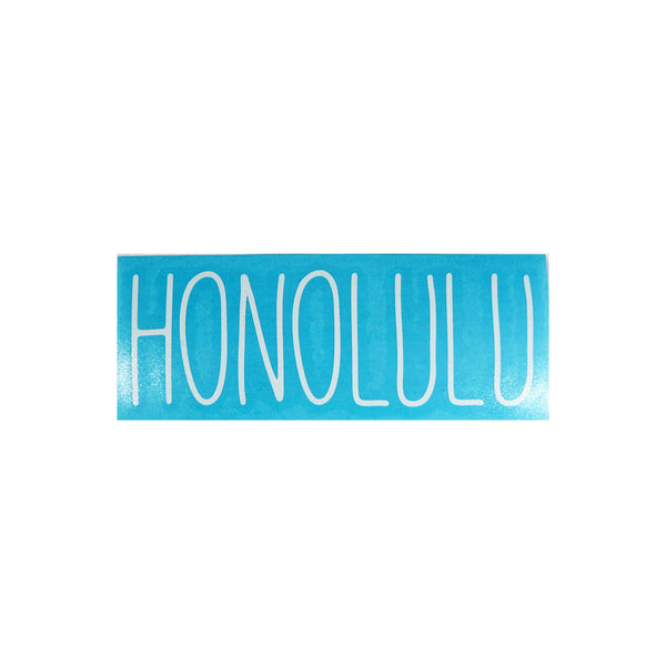 Honolulu Skinny Diecut Sticker