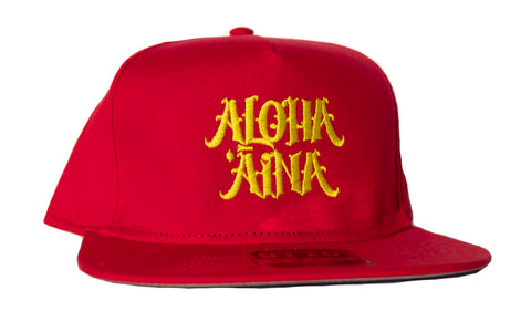 +Aloha Aina Snap Back (5 Panel)