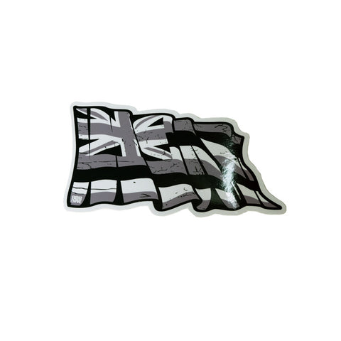 Grey Torn Hawaii 6" Flag