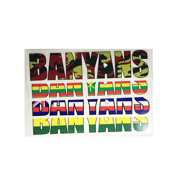 Banyans Impact Sticker(Click For More Colors)